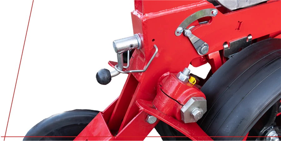 Precyzyjna regulacja głębokości — taka sama dla wszystkich rzędów