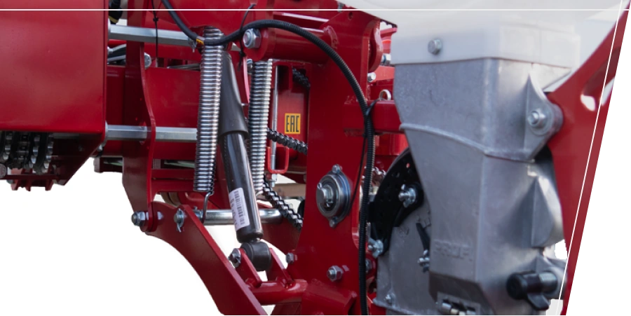 Amortyzacja sekcji — precyzja wysiewu na nierównym polu