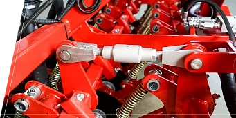 KONSTRUKCJA REGULACJI GŁĘBOKOŚCI OWIJANIA NASION